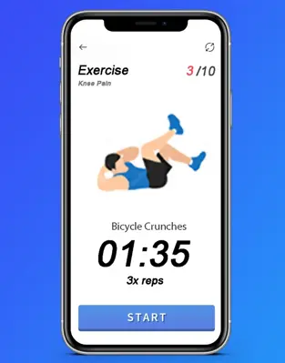 Knee Pain Exercise App android App screenshot 0