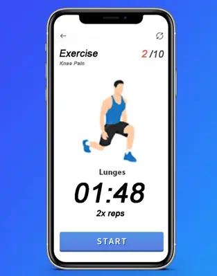 Knee Pain Exercise App android App screenshot 1