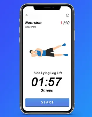 Knee Pain Exercise App android App screenshot 2