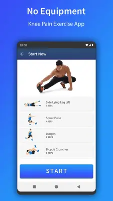 Knee Pain Exercise App android App screenshot 3